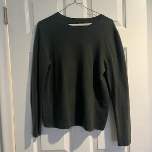 Olive green cashmere sweater